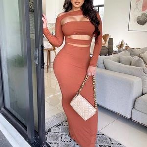 ✨NWT✨ Women's 2 Piece Midi Dress